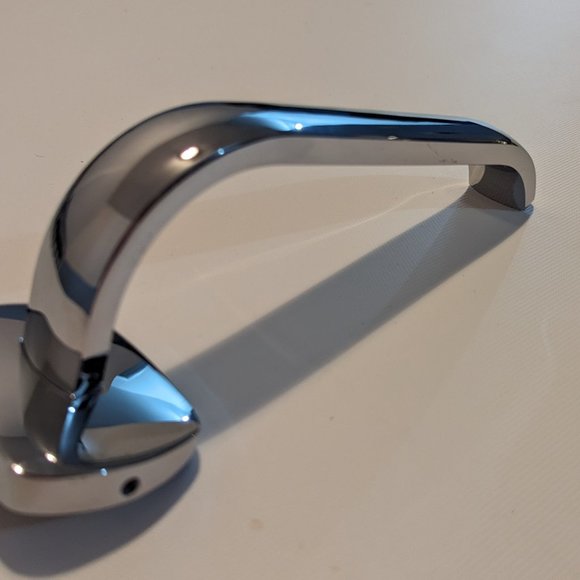 Laloo Wynn Paper Holder W6586C – Sleek Chrome Toilet Paper Holder - Picture 3 of 4